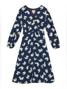 JOANIE CLOTHING | Lucid Cat Print Midi Dress (NWT)